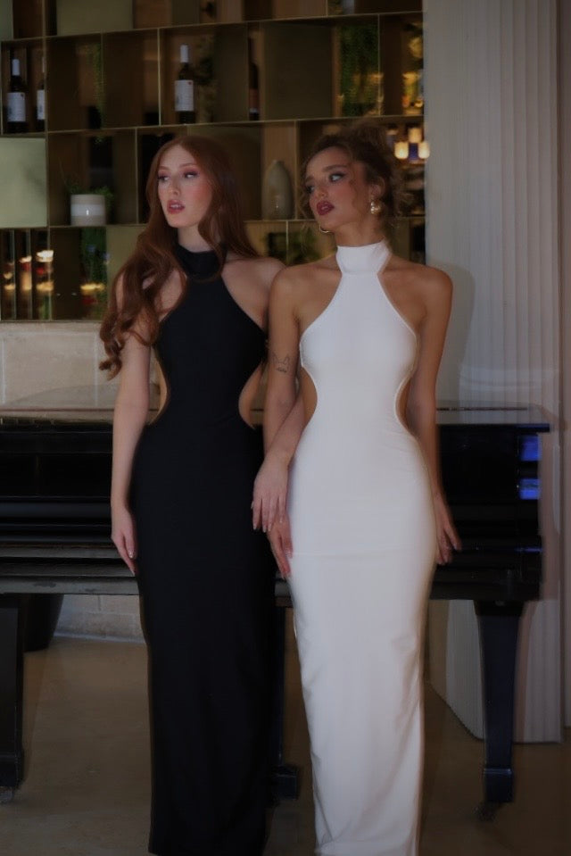 VICTORIA BLACK MAXI DRESS