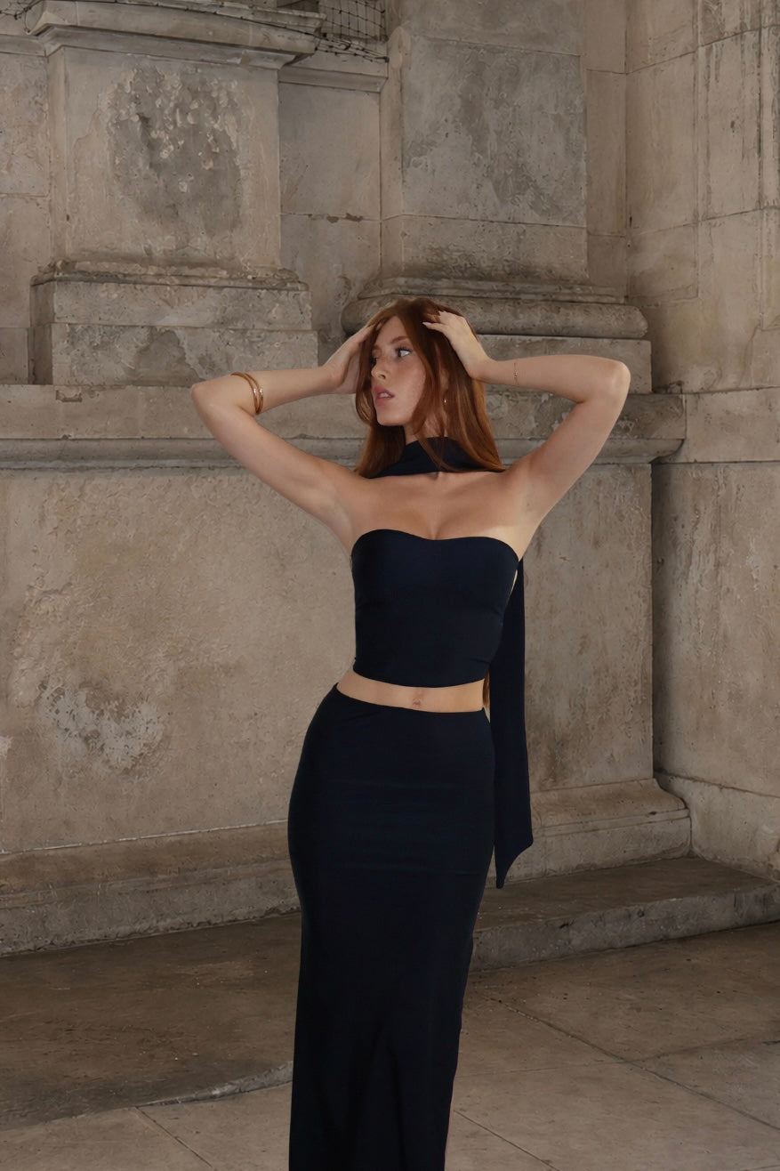 STELLA NAVY BLUE SKIRT