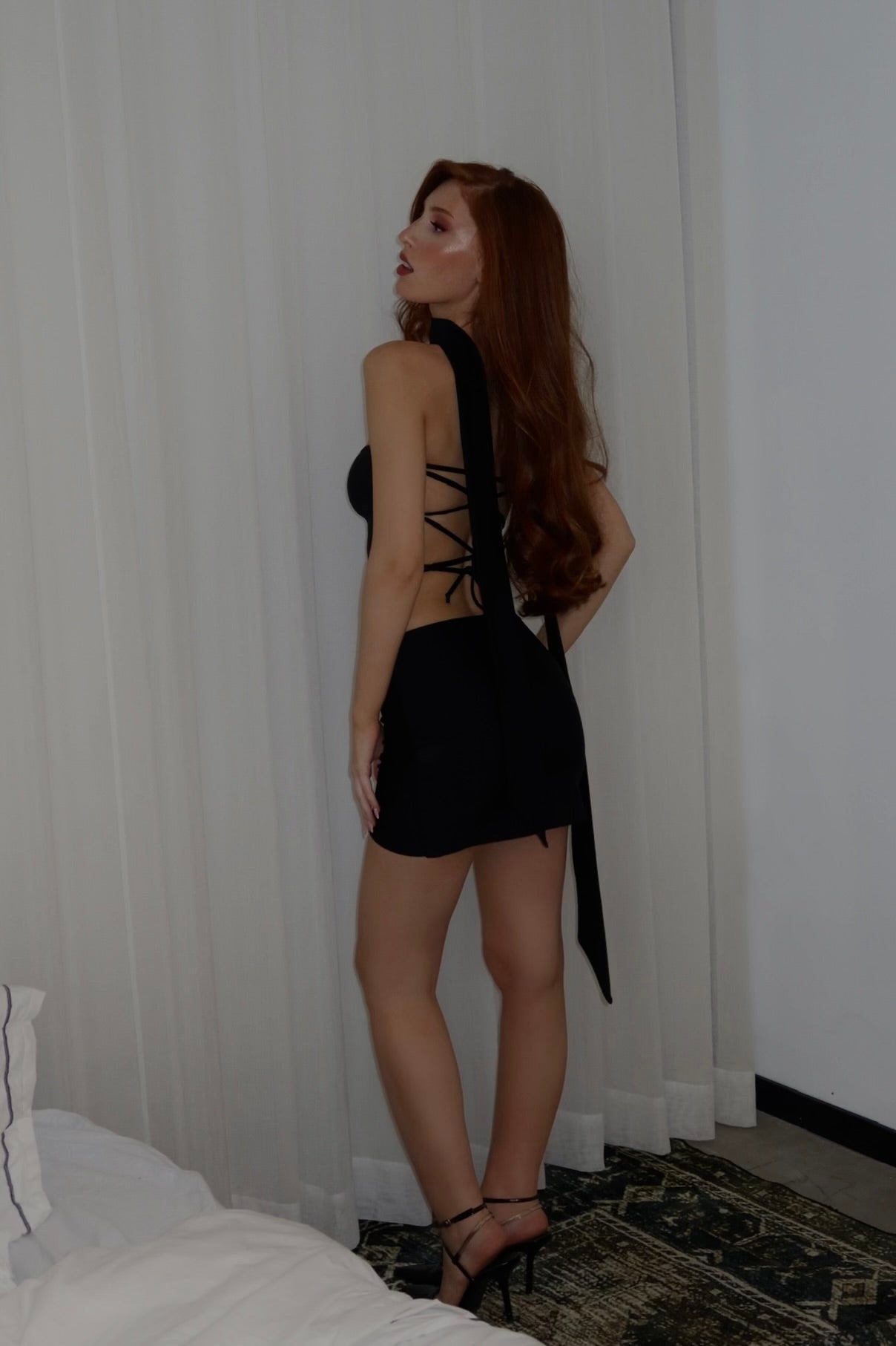 SOFIA BLACK MINI SKIRT