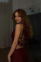 STELLA WINE SKIRT