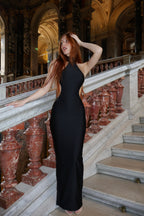 VICTORIA BLACK MAXI DRESS