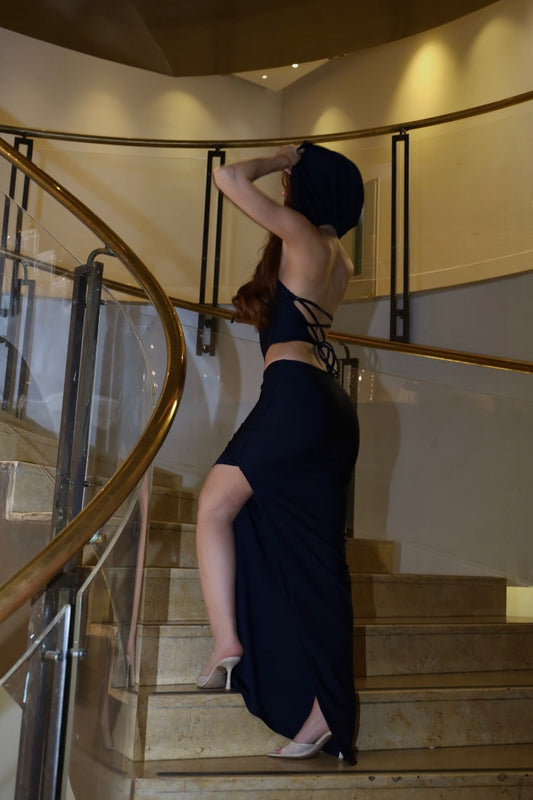 STELLA NAVY BLUE SKIRT