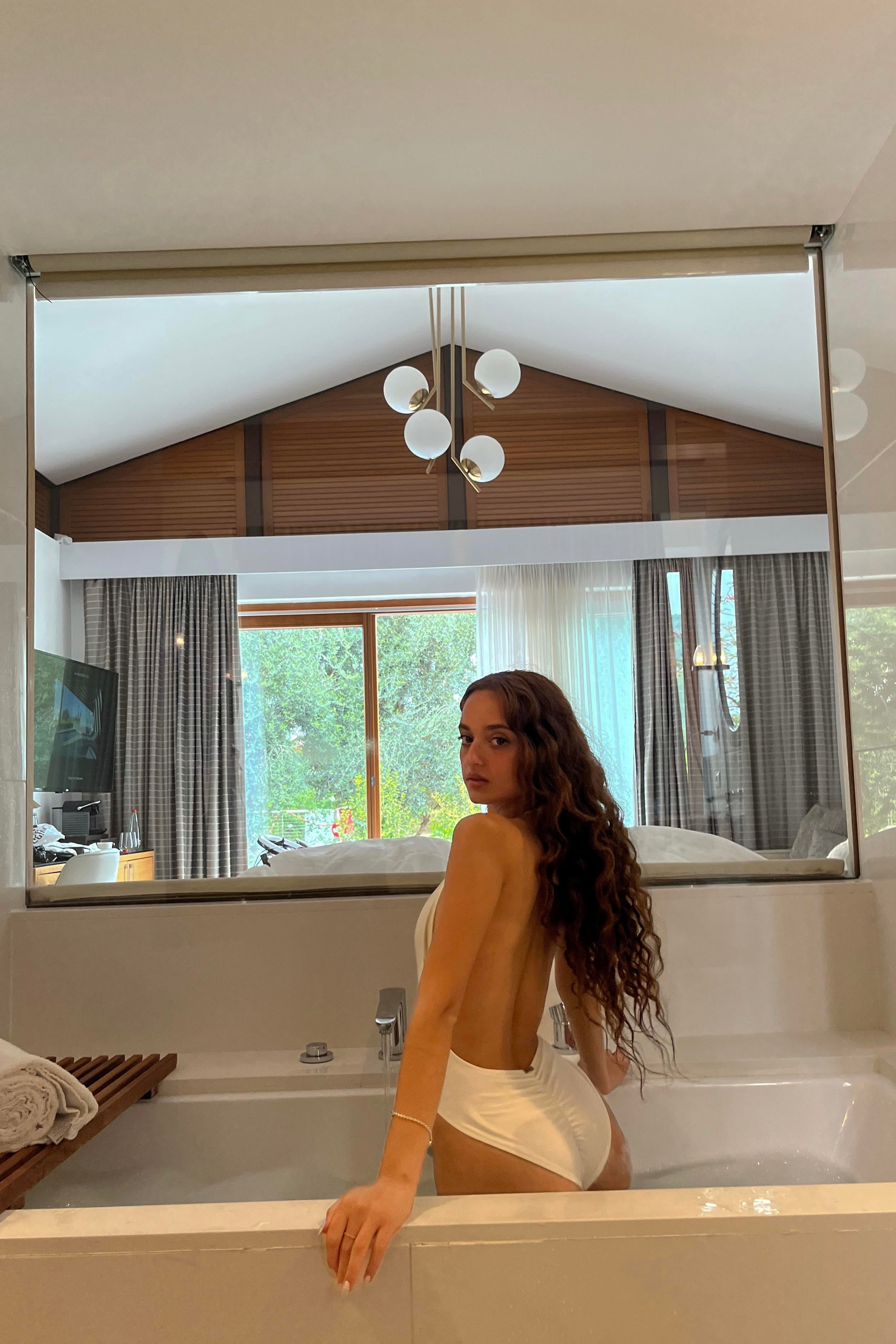 Jasmin white one piece
